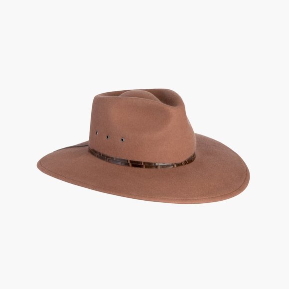 Jade Wool Felt Fedora Hat main image 6
